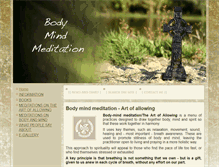 Tablet Screenshot of bodymindmeditation.ie